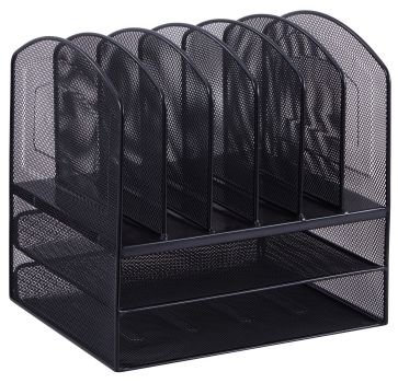 Lorell Mesh Desk Organizer