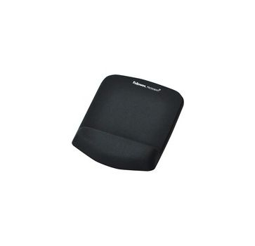 Fellowes PlushTouch™ Mouse Pad Wrist Rest with Microban - Black