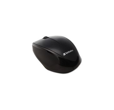 Verbatim Wireless Notebook Multi-Trac Blue LED Mouse - Black