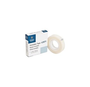 Business Source 1/2" Invisible Tape Refill Roll