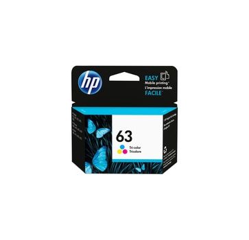 HP 63 (F6U61AN) Original Inkjet Ink Cartridge - Tri-color - 1 Each