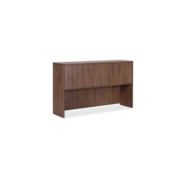 Lorell Essentials Series Stack-on Hutch with Doors