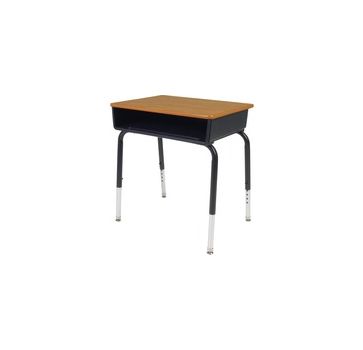 Lorell Adjustable-Height Student Desks with Book Box