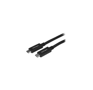 StarTech.com 2m 6 ft USB C Cable with Power Delivery (3A) - M/M - USB 3.0 - USB-IF Certified - USB 3.0 Type C Cable - USB 3.2 Gen 1(5Gbps)