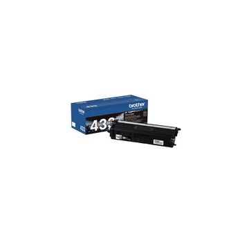Brother TN433BK Original High Yield Laser Toner Cartridge - Black - 1 Each