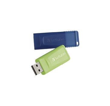 64GB Store 'n' Go USB Flash Drive - 2pk - Blue, Green