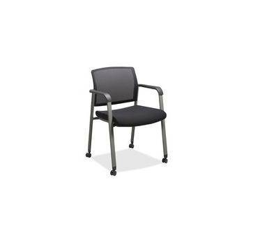 Lorell Mesh Back Guest Chair with Casters