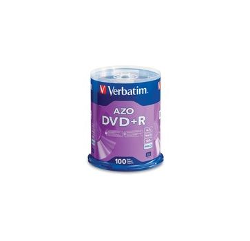 Verbatim 95098 DVD Recordable Media - DVD+R - 16x - 4.70 GB - 100 Pack Spindle