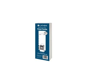 Lathem Model 700E Clock Single Sided Time Cards