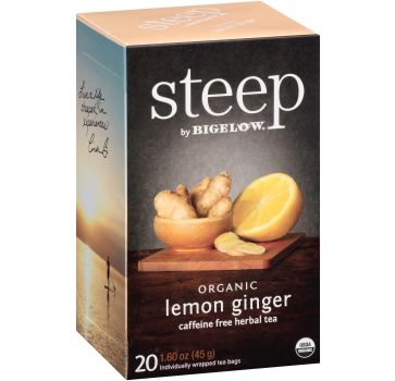 Bigelow Lemon Ginger Herbal Tea Bag