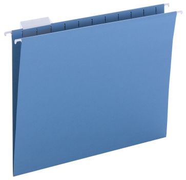 Business Source 1/5 Tab Cut Letter Recycled Hanging Folder