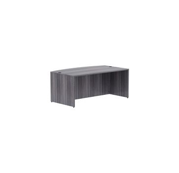 Lorell Essentials Series Bowfront Desk Shell