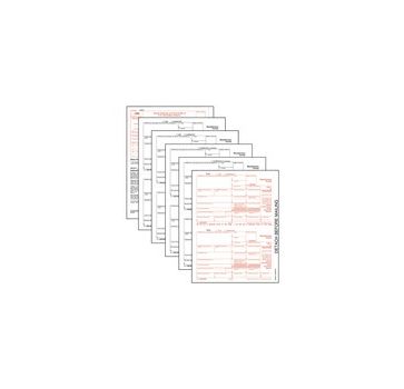 TOPS 5-part 1099-MISC Tax Forms