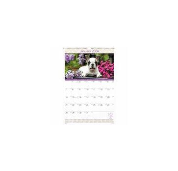 At-A-Glance Puppies Wall Calendar