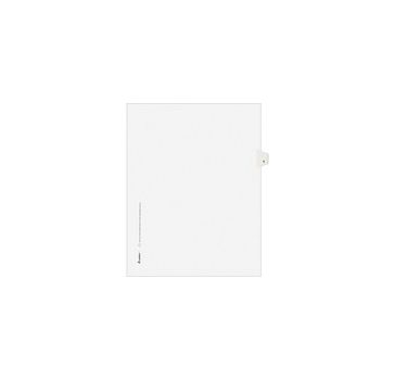 Avery Individual Legal Exhibit Dividers - Avery Style - Unpunched