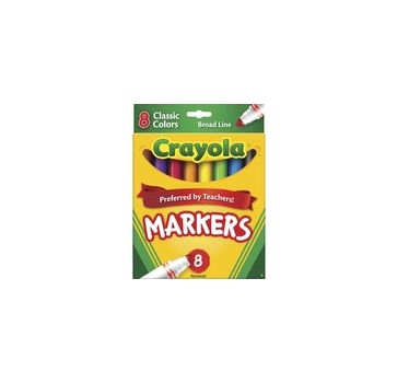 Crayola Classic Colors Broad Line Markers