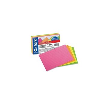 Oxford Neon Index Cards