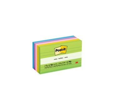 Post-it Notes Original Lined Notepads - Floral Fantasy Color Collection