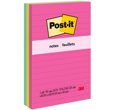 Post-it Lined Notes - Poptimistic Color Collection