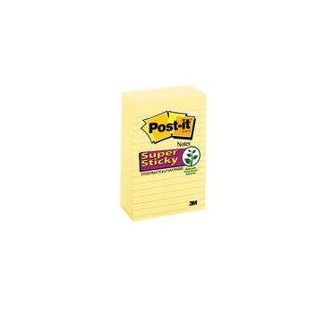 Post-it Super Sticky Lined Notes