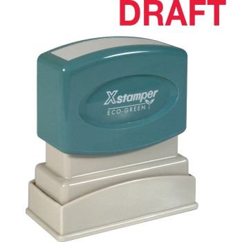 Xstamper DRAFT Stamp