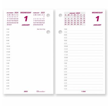 Brownline Daily Calendar Pad Refill 6" x 3-1/2" , English